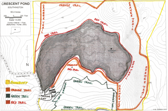 Crescent Lake Campground Map